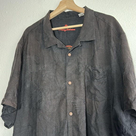Tommy Bahama Bring on the Heat Graphic Silk Short-Sleeve Shirt Sz. XXXL - Picture 4 of 11